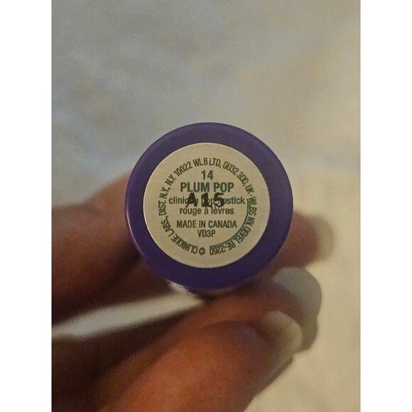 Clinique Plum Pop Longwear Lipstick .13 oz New Special Edition Design - Picture 2 of 3